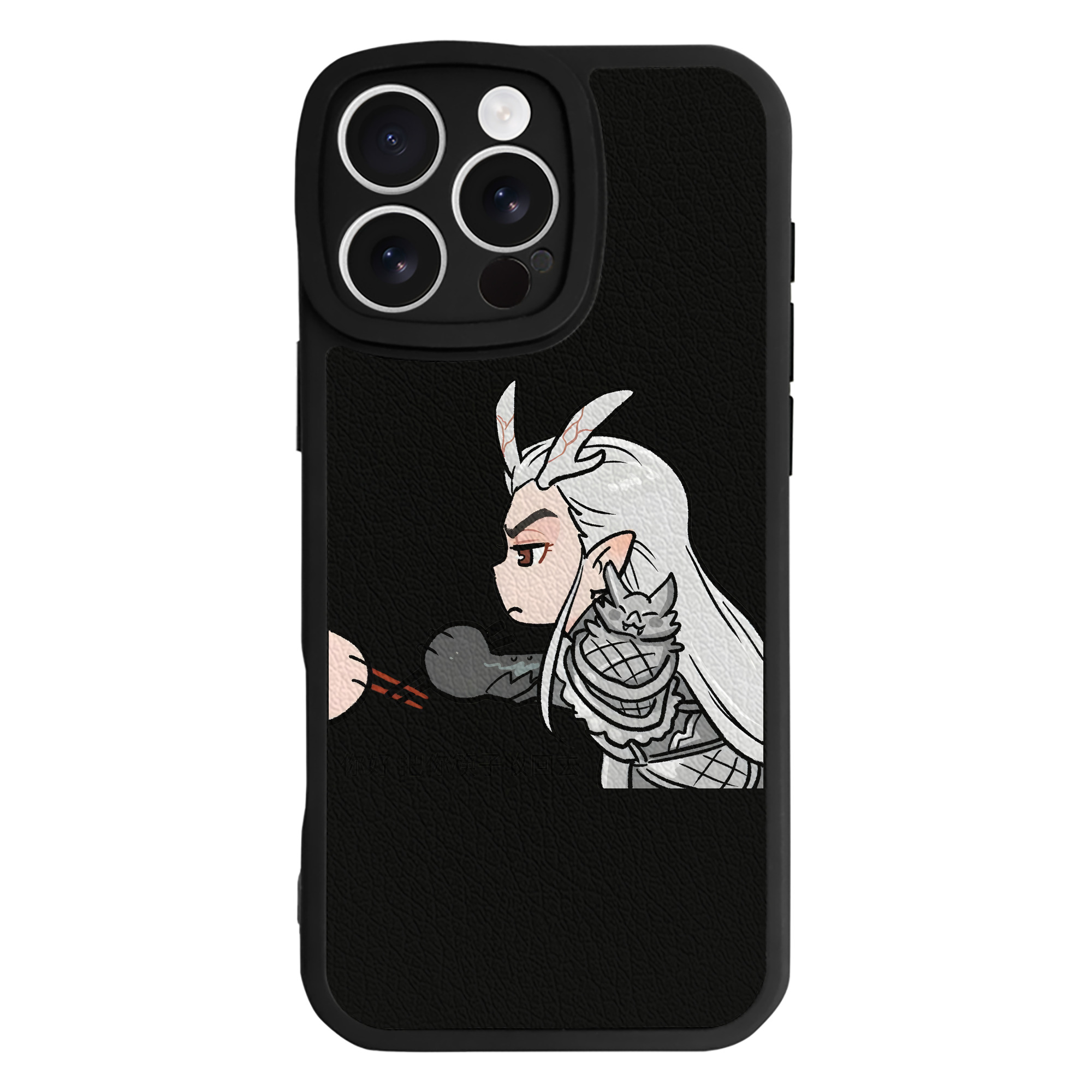 （画像用） Ne Zha 2 ナタ 魔童の大暴れ 【iPhone 16シリーズ対応】シリコンスマホケース（レザー調） 材質：シリコン